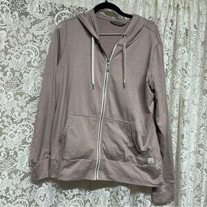 Vuori Blush Pink Heather Halo Performance 2.0 Hoodie